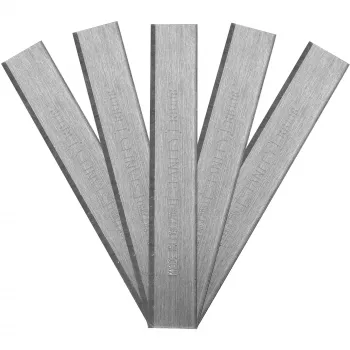 STANLEY Lame di ricambio per pialla per RB10 e RB5, taglio dritto, confezione da 10, acciaio SK5, larghezza 44 mm