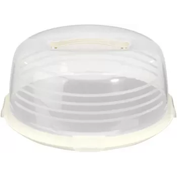 CURVER Porta torta rotondo Ø34,7x15,6 cm crema