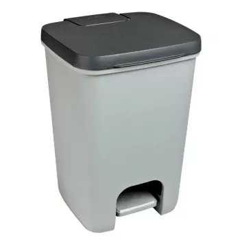 Curver Pattumiera a pedale Essentials 20L grigio/grigio scuro