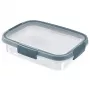 CURVER Smart Eco Fresh Contenitore per alimenti rettangolare 0,7L trasparente con coperchio verde