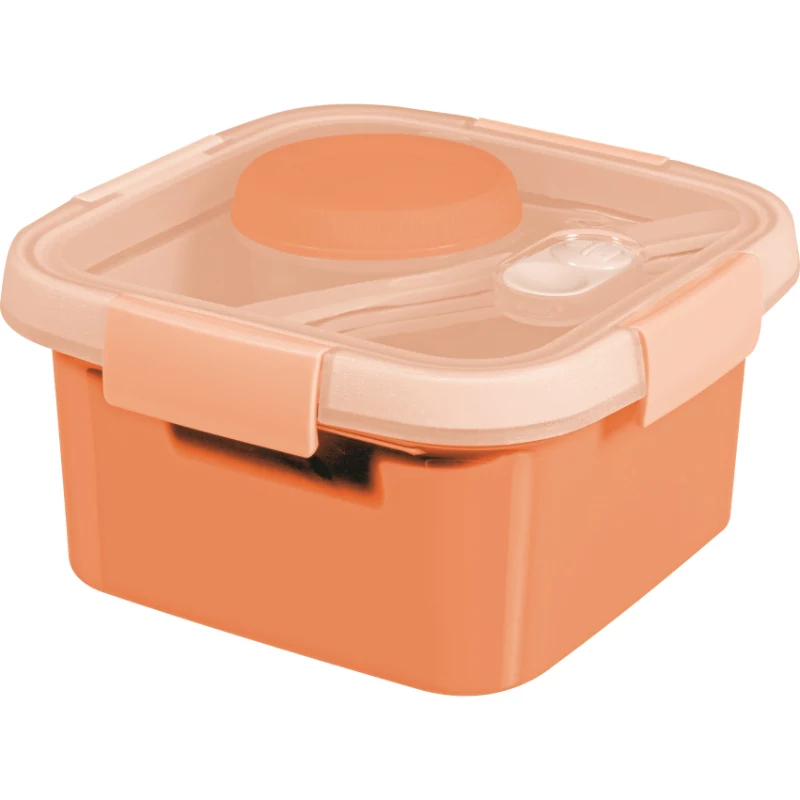 CURVER Lunch Kit Square 1,1L Smart To Go Mix contenitore per alimenti