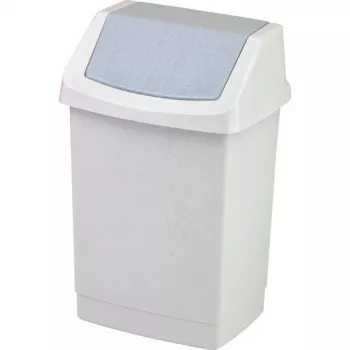 Curver Click-it Pattumiera a pedale 15L grigio