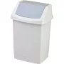 Curver Click-it Pattumiera a pedale 15L grigio