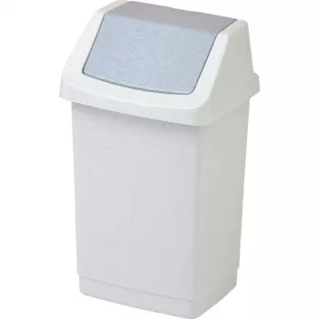 CURVER Click-It Contenitore per rifiuti 9L grigio 22,9x18,9x38,1cm