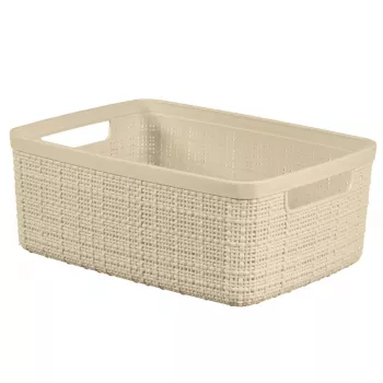 CURVER Cesto Jute S 5L 27x20x11cm crema