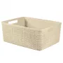 Curver Cesto Jute M 12L 36x28x15cm crema