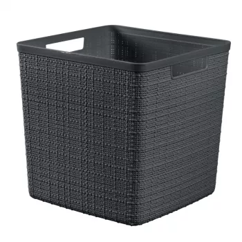 CURVER Cesto Jute Quadrato 17L 28x28x27cm Grigio scuro