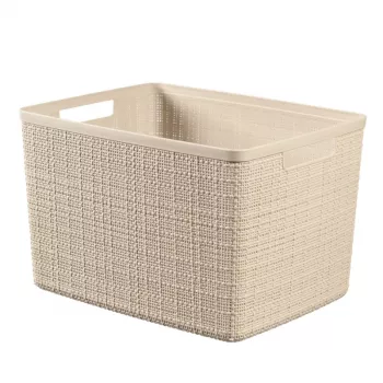 CURVER Cesto Jute L 20L 36x28x23cm Crema