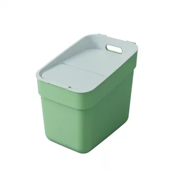 CURVER Ready To Collect 20L Cestino rifiuti Verde/Grigio chiaro