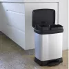 CURVER Cestino pedale metallico Deco Bin Duo 10+18L Argento