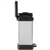 CURVER Cestino pedale metallico Deco Bin Duo 10+18L Argento