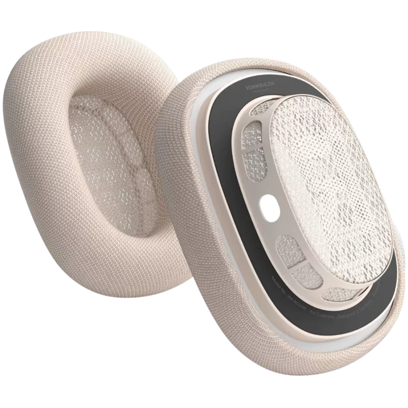 VONMÄHLEN cuscinetti auricolari per AirPods Max, Champagne
