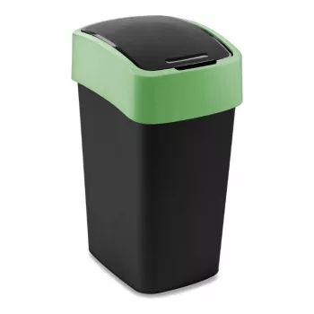 Curver Flip Bin 25L Cestino rifiuti Nero/Verde
