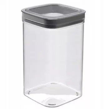 CURVER Dry Cube Contenitore quadrato per alimenti 2,3L Trasparente/Grigio