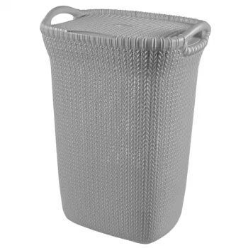 CURVER Knit 57L Scatola portabiancheria Grigio chiaro