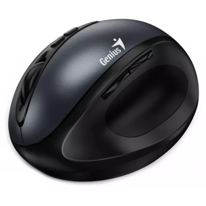 Genius Ergo 8300S mouse wireless, 1600 DPI, nero/grigio