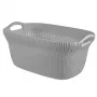 Curver Knit Cesto portabiancheria 40L grigio chiaro