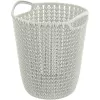 CURVER Knit Cestino per rifiuti 7L bianco 23x24x27cm