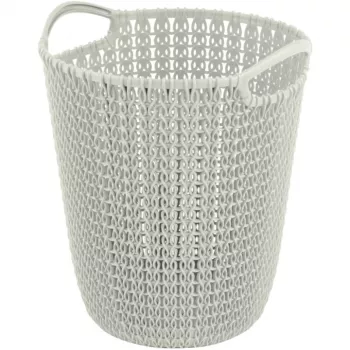 CURVER Knit Cestino per rifiuti 7L bianco 23x24x27cm