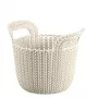CURVER Cesto Knit XS rotondo 3L bianco 23x19x19cm