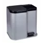 CURVER Duo 15+7L argento/grigio scuro Pattumiera a pedale