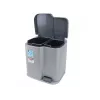 CURVER Duo 15+7L argento/grigio scuro Pattumiera a pedale