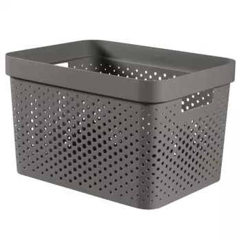CURVER Infinity Recycled Box 17L 36x27x22cm grigio scuro
