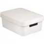Curver Infinity Recycled Scatola portaoggetti 11L con coperchio, bianco