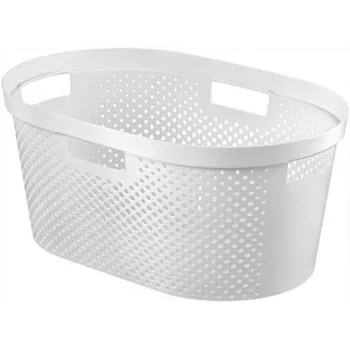 CURVER Infinity Recycled Cesto portabiancheria 40L 59x39x27cm bianco