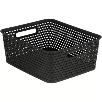 Curver Your Style M Cesto portaoggetti 35x30x13 cm marrone scuro pieghevole impilabile 13,7L