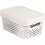 CURVER Infinity Recycled Scatola portaoggetti 4,5L con coperchio, bianco