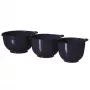 CURVER set di ciotole per mescolare 3 pz. 1,5L + 2L + 2,5L, blu scuro