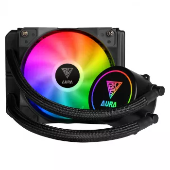 GAMDIAS Aura GL120 120mm ARGB dissipatore CPU a liquido AIO 16321-01600-30000-G