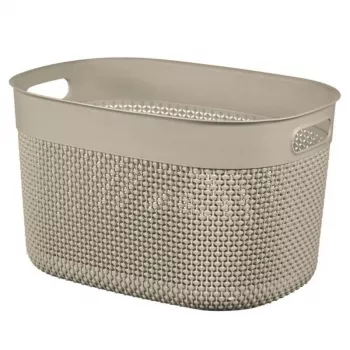CURVER Filo L cesto per conservazione 18L 38x28x22cm beige effetto intreccio