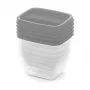 CURVER Vedo set di scatole per conservazione 5x0,25 L trasparente grigio