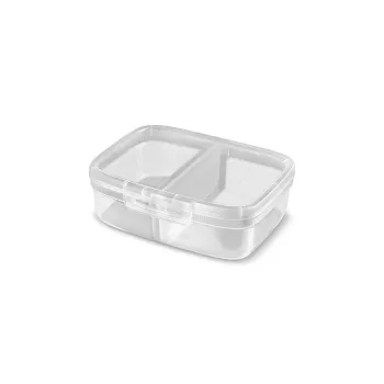 CURVER Snap Box scatola per conservazione rettangolare con divisorio, 3,3L, trasparente