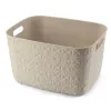 CURVER Softex grande cesto per conservazione 19L bianco gesso