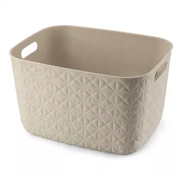 CURVER Softex grande cesto per conservazione 19L bianco gesso