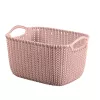 Curver Knit S cesto per conservazione rettangolare 8L rosa
