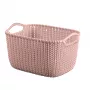 Curver Knit S cesto per conservazione rettangolare 8L rosa