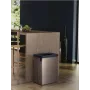 KETER Verto Recycle 54L cestino rettangolare metallizzato, grigio perla