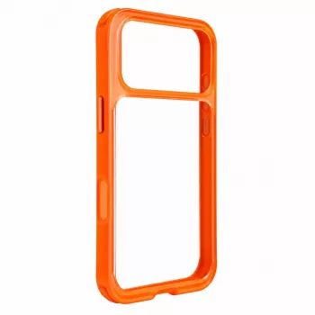 Evelatus Apple iPhone 17 Pro LiveCase custodia ibrida con supporto PC+TPU arancione