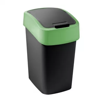 CURVER Flip Bin 9L Cestino nero/verde