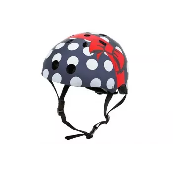 Hornit Polka Dot Casco per bici bambino 48-53cm con luce LED