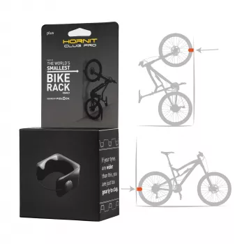 Hornit CLUG PRO MTB Plus sistema di stoccaggio per bicicletta – nero, XXL (compatibile con pneumatici da 2,3