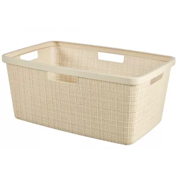 CURVER cesto portabiancheria Jute 46L 59x39x26cm crema
