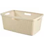 CURVER cesto portabiancheria Jute 46L 59x39x26cm crema