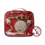 Stagg CPK 01 batteria acustica junior per bambini, set 3 pezzi con rullante e piatto crash, fusti in pioppo, nero