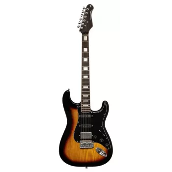 Stagg SES-60 SNB chitarra elettrica - Sonic Blue, pickup SSS, corpo in ontano