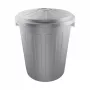 keeeper Mats Maxi contenitore per rifiuti 50L, Ø50 x 55 cm, argento